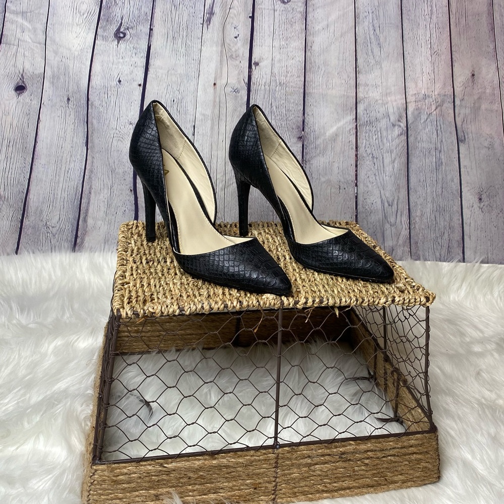 Sz. 7 MIA textured alligator heels-4.5” heel